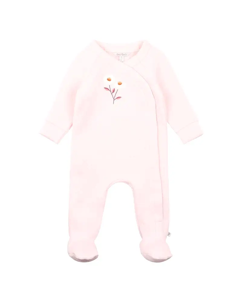 Fox & Finch Daisy Quilted Wrap Onesie