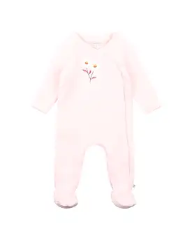 Fox & Finch Daisy Quilted Wrap Onesie