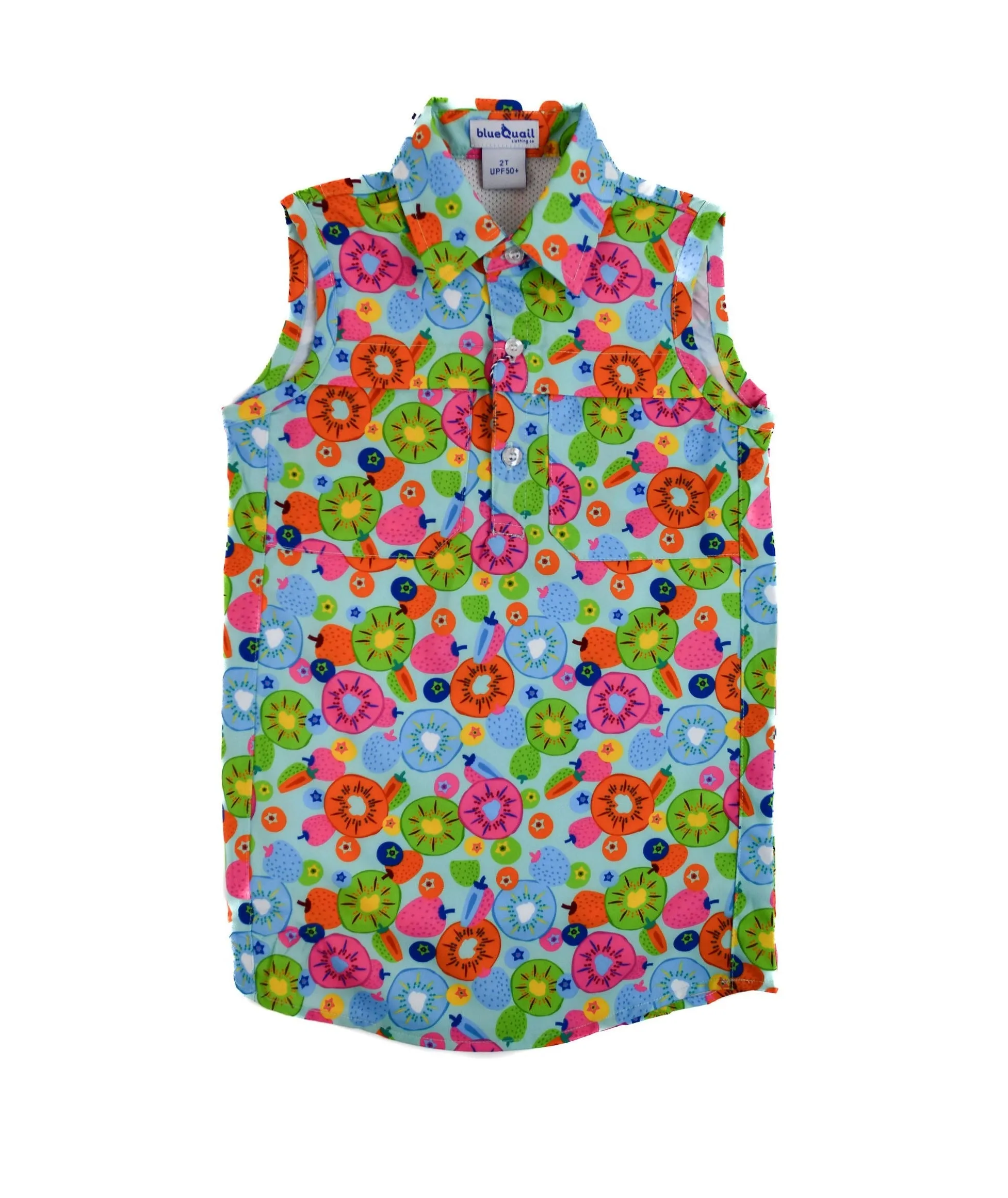 Fruit Salad Sleeveless Dress