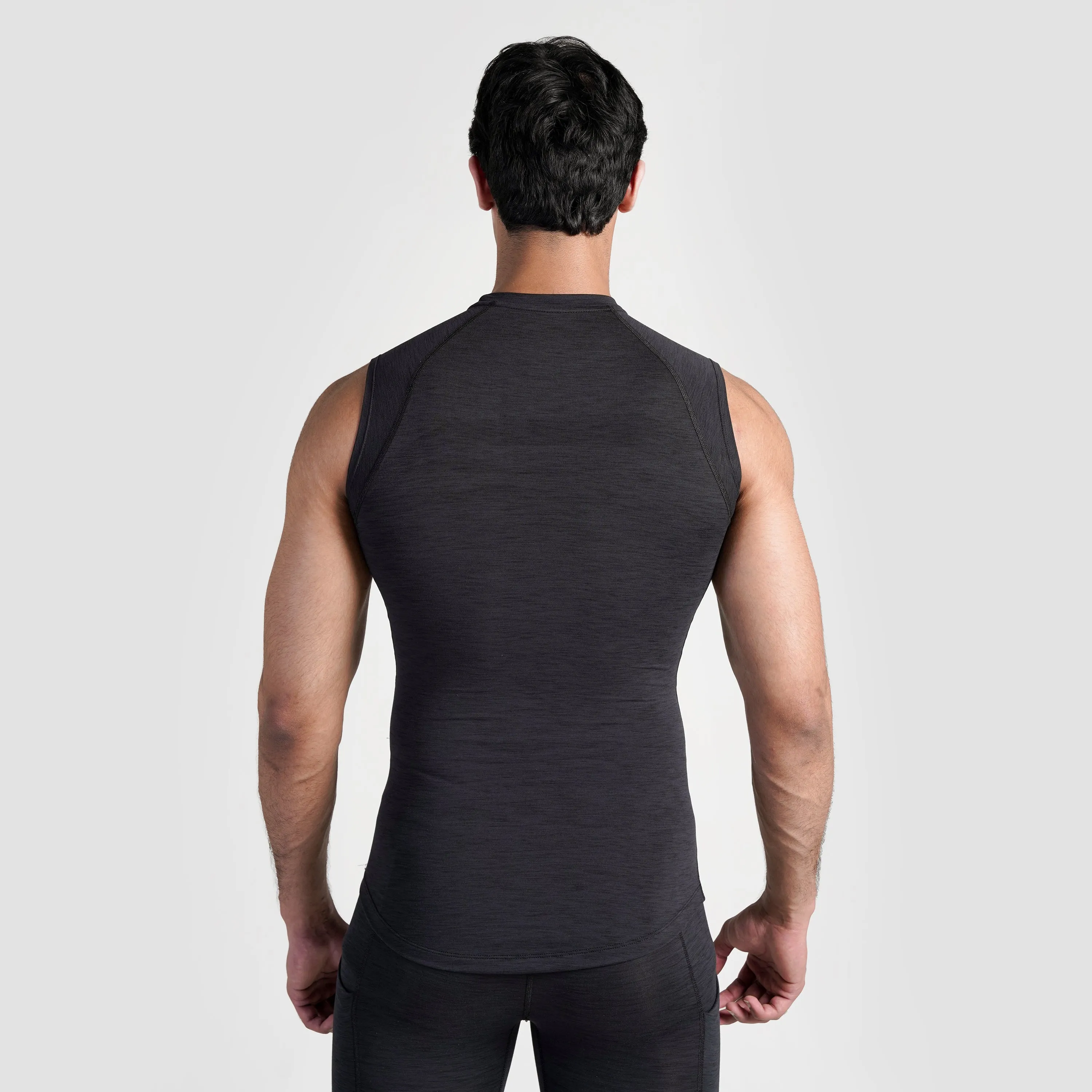 GA Compression Sleeveless (Charcoal)