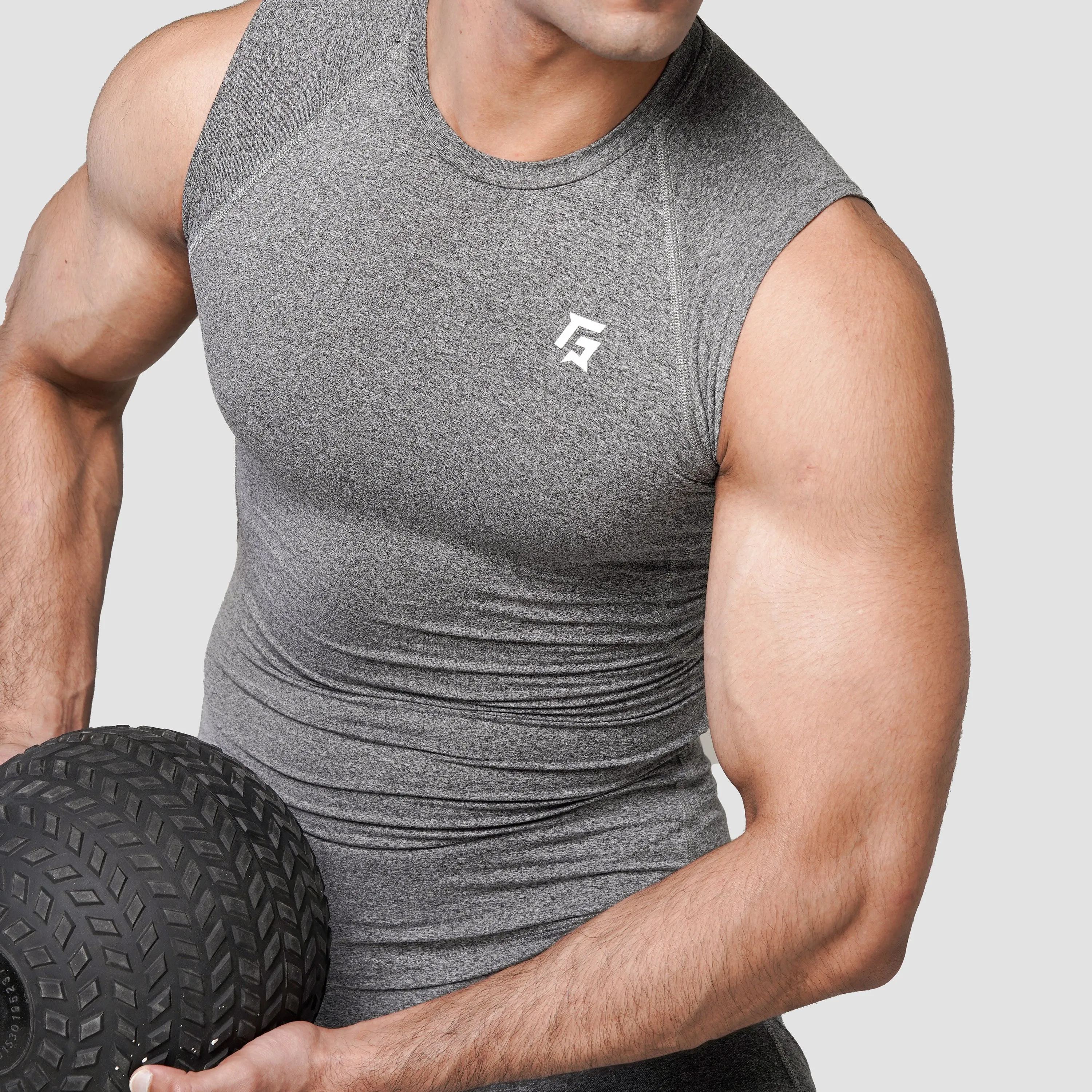 GA Compression Sleeveless (Grey)