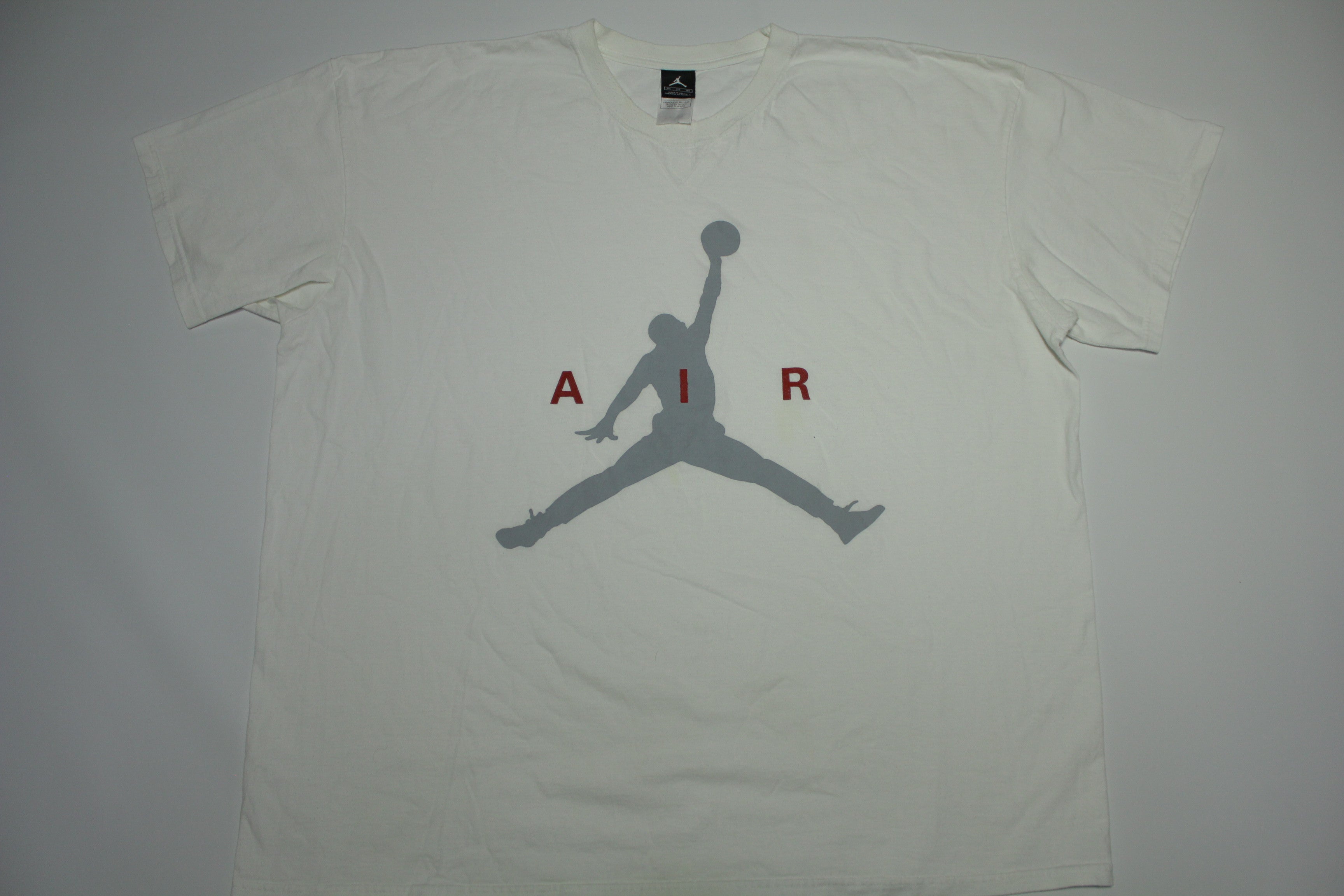 Giant Silhouette Air Jordan Y2K Vintage Michael 2000s Tag T-Shirt