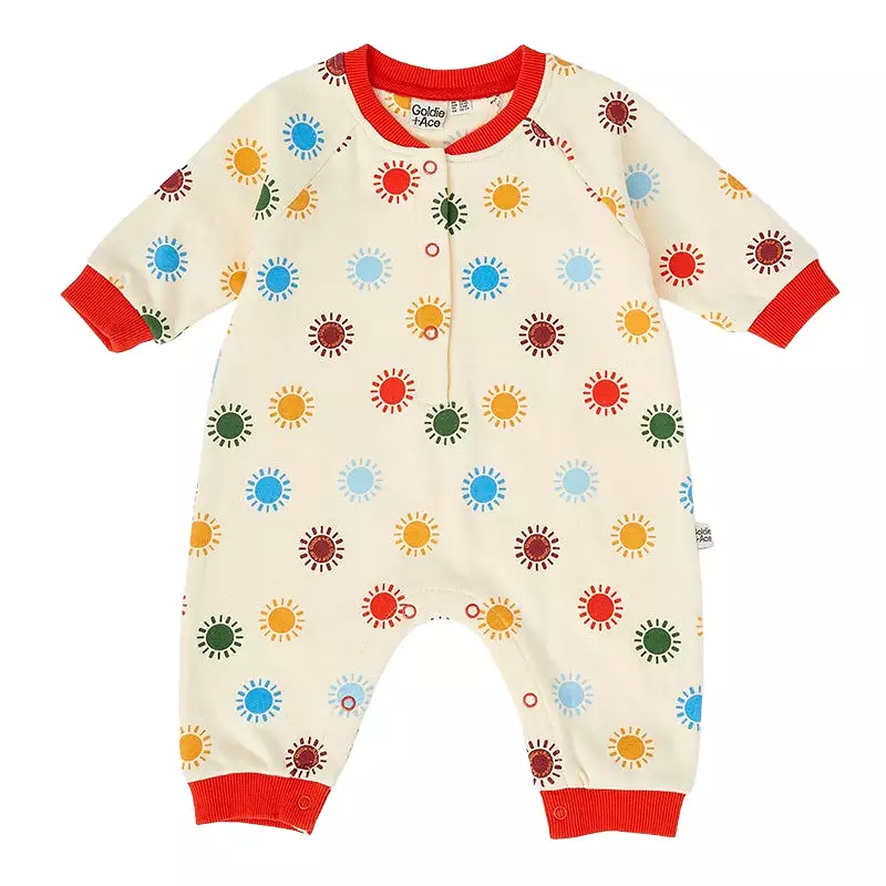 Goldie And Ace Terry Romper - Sunny Days