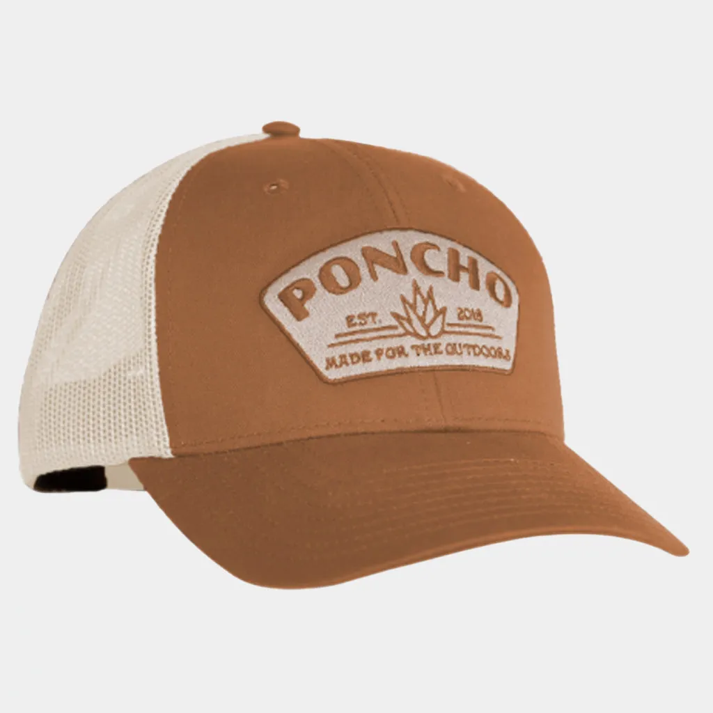 Hat: Orange Agave Trucker