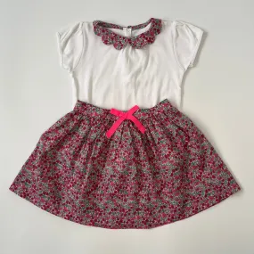 Jacadi Liberty Print Skirt Outfit: 3 Years