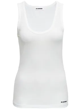 Jil Sander+ Logo Printed Sleeveless Tank Top