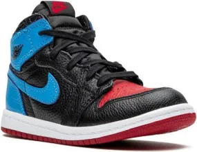 Jordan Kids Air Jordan 1 Retro High OG UNC To Chicago sneakers Black