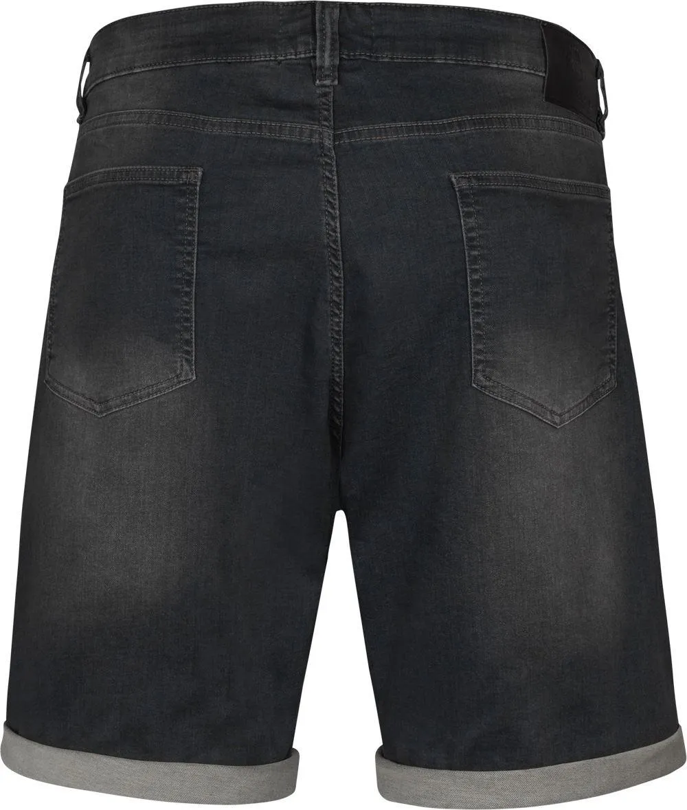 Kam Cougar Stretch Denim Shorts - Charcoal