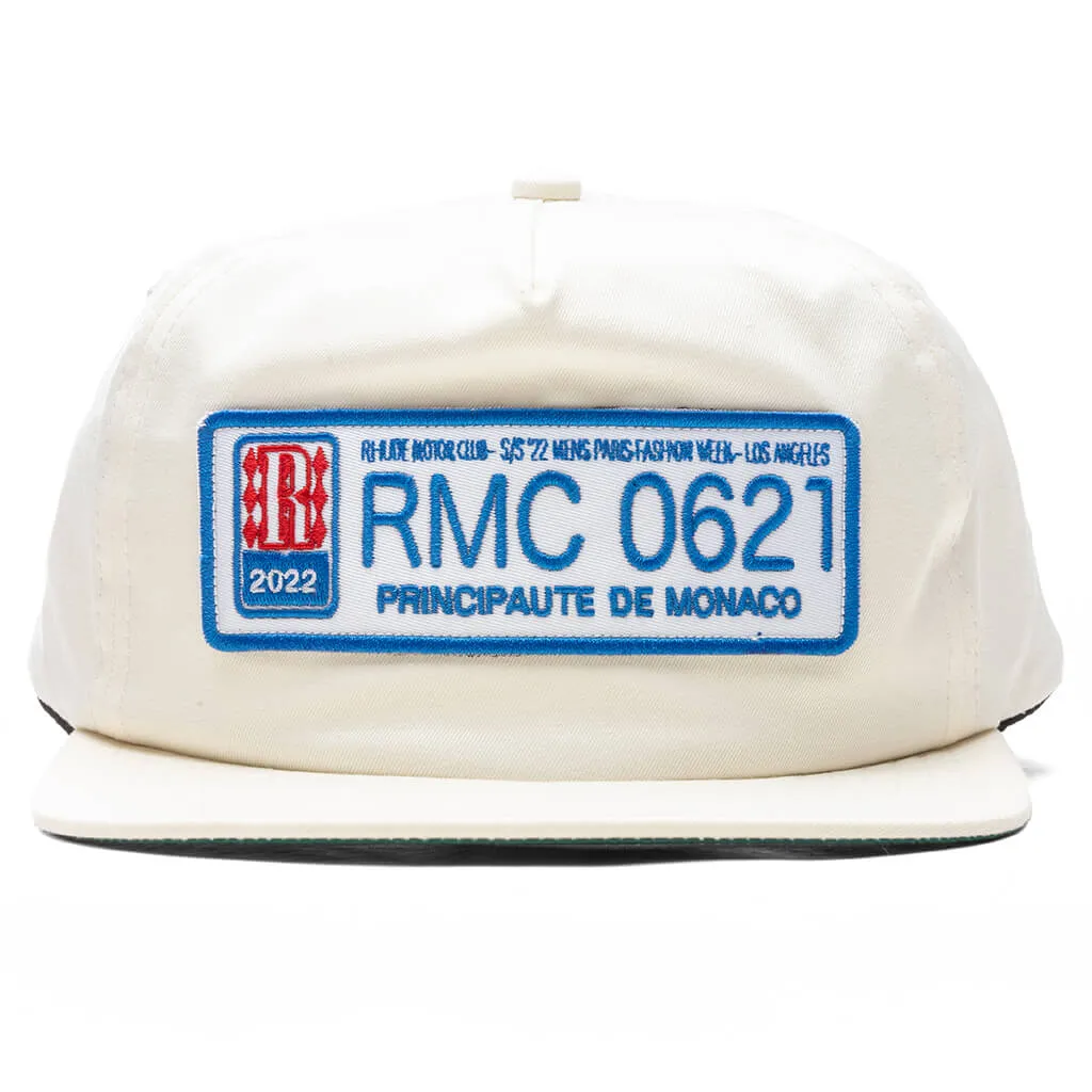 License Plate Hat - Creme