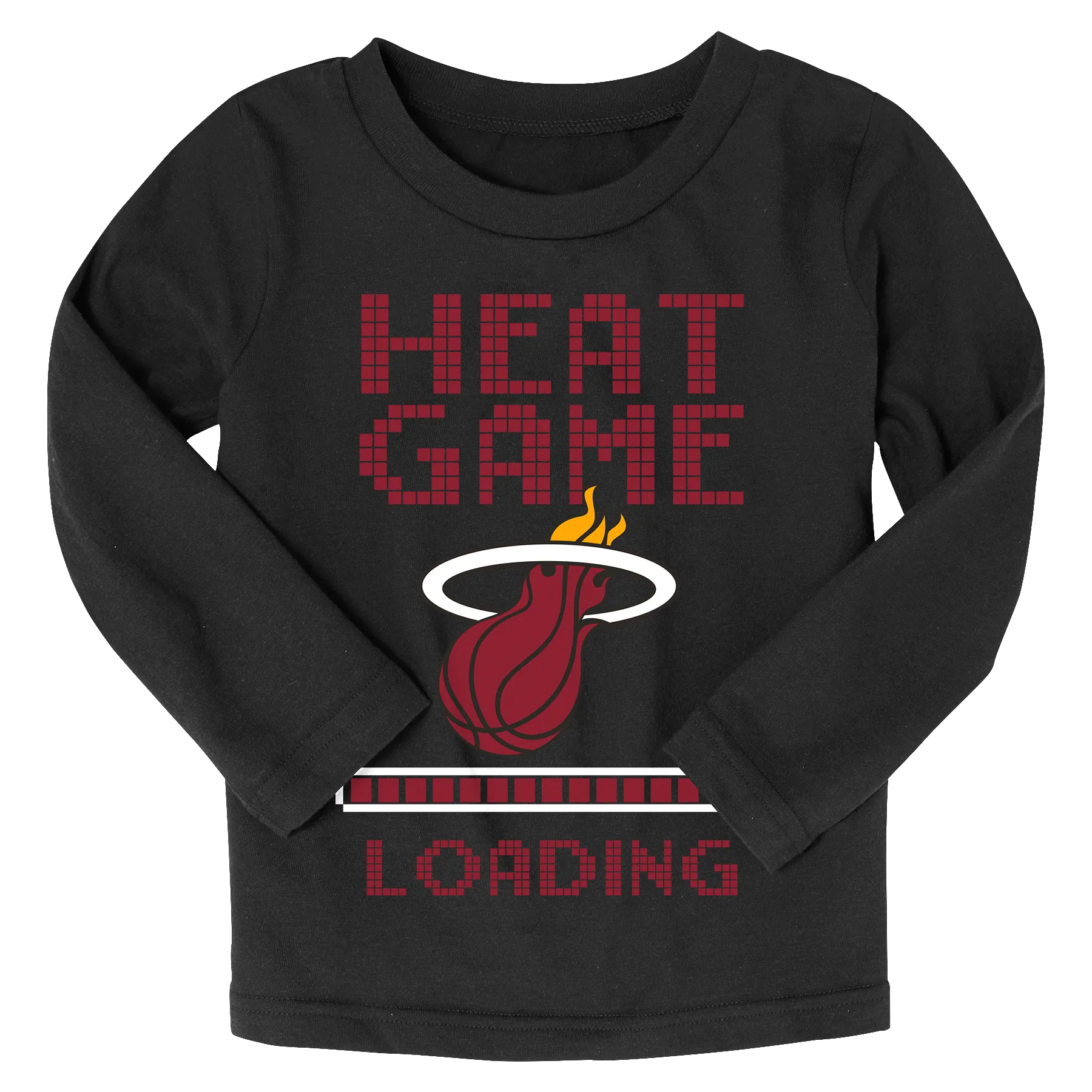 Miami HEAT Loading Up  Long Sleeve Kids Girl Tee