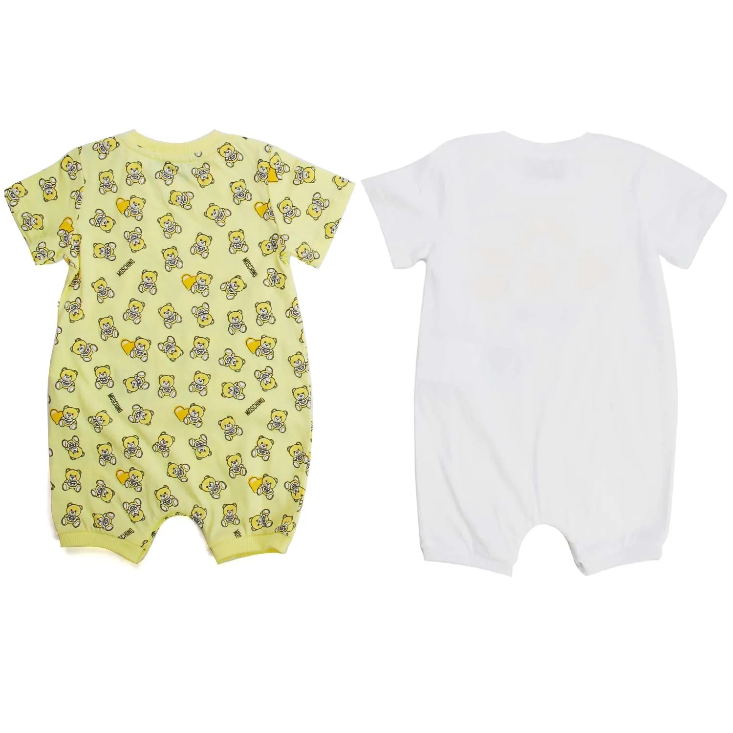 Moschino Baby Yellow Romper Set