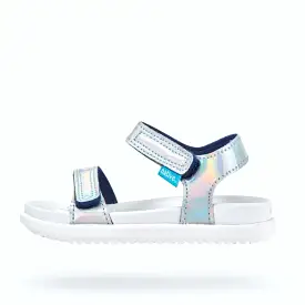 Native Shoes Hologram/Shell White Children's Charley Sandal