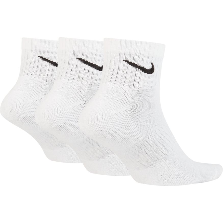 Nike Everyday Cushioned Ankle Sock 3 Pack - White