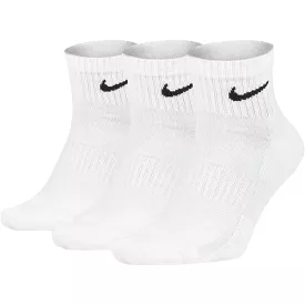 Nike Everyday Cushioned Ankle Sock 3 Pack - White