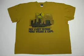 Not Every Flying Hero Wears A Cape Air Jordan Y2K Vintage Michael 2000s Tag T-Shirt