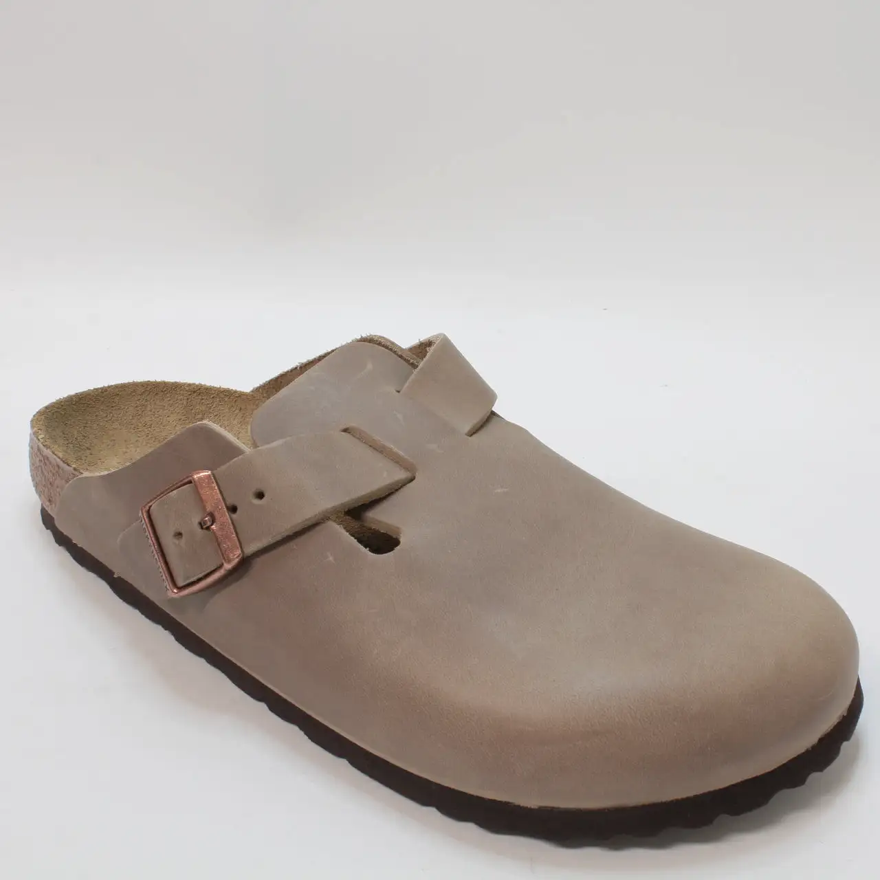 Odd Sizes - Womens Birkenstock Boston Clogs Tobacco Brown - UK Sizes  Right 5.5/Left 5