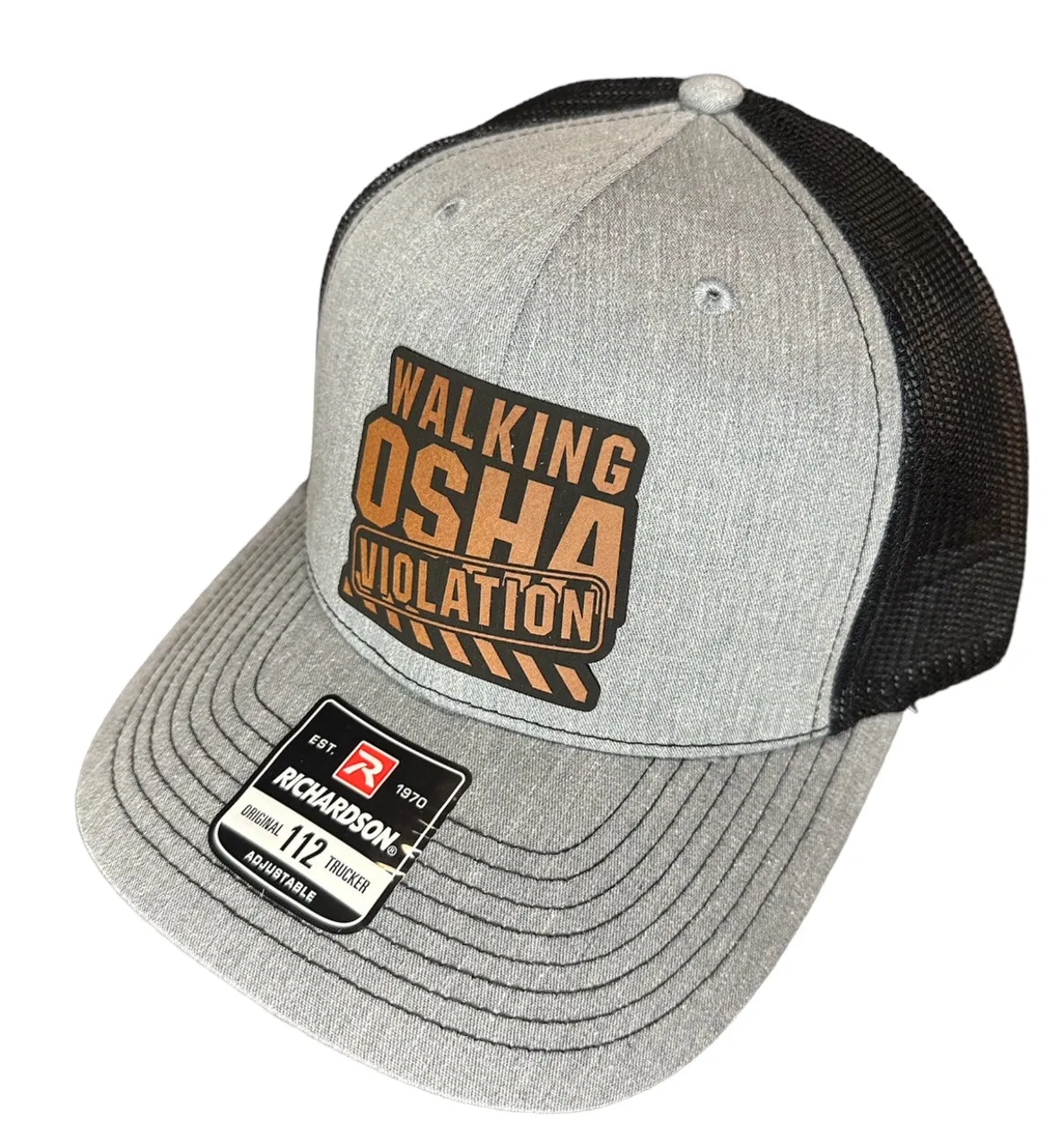 OSHA Leather Patch Hat 112