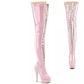 Pleaser Delight-3027-Baby Pink-Size 8-Clearance