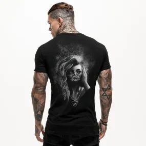 Printed F*ck Evil Tshirt