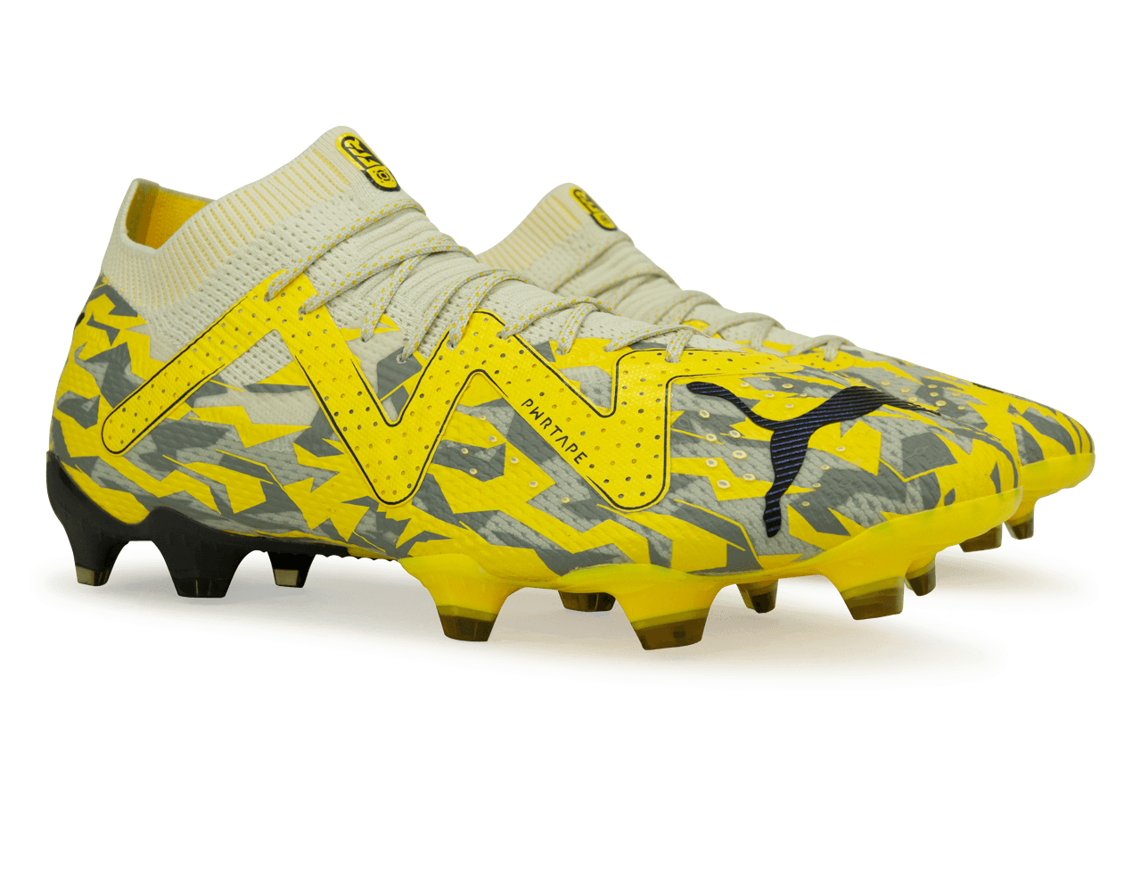 PUMA Men's Future Ultimate FG/AG Gray/Yellow