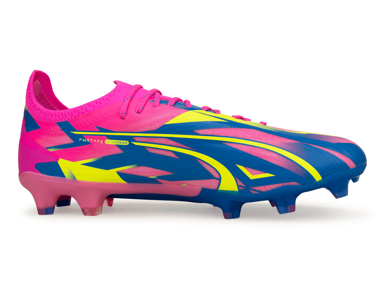 PUMA Men's Ultimate Energy FG/AG Pink/Blue/Yellow