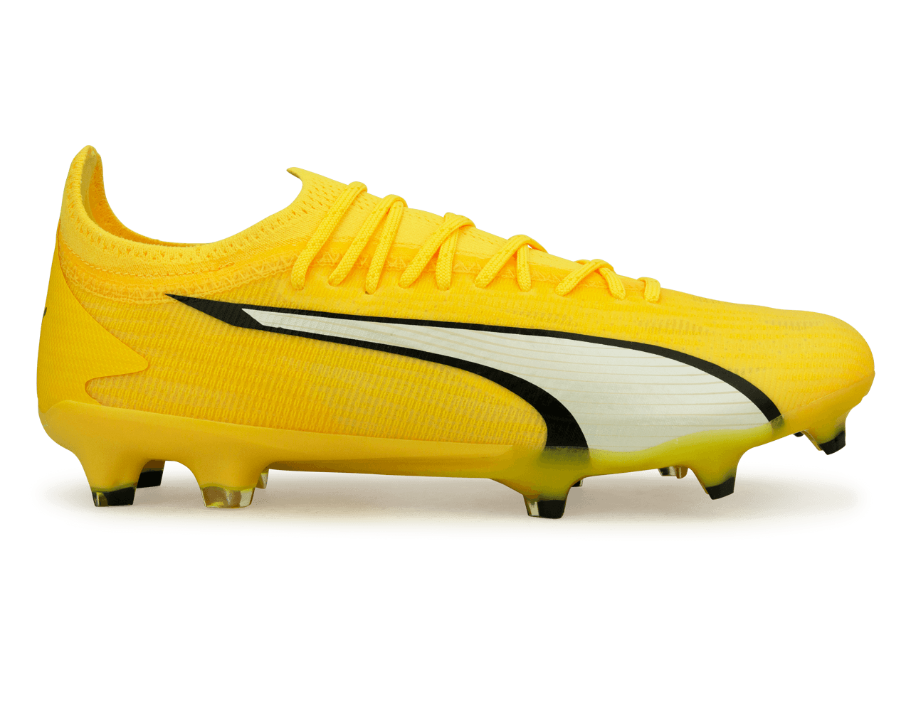 PUMA Men's Ultra Ultimate FG/AG Yellow Blaze/Black