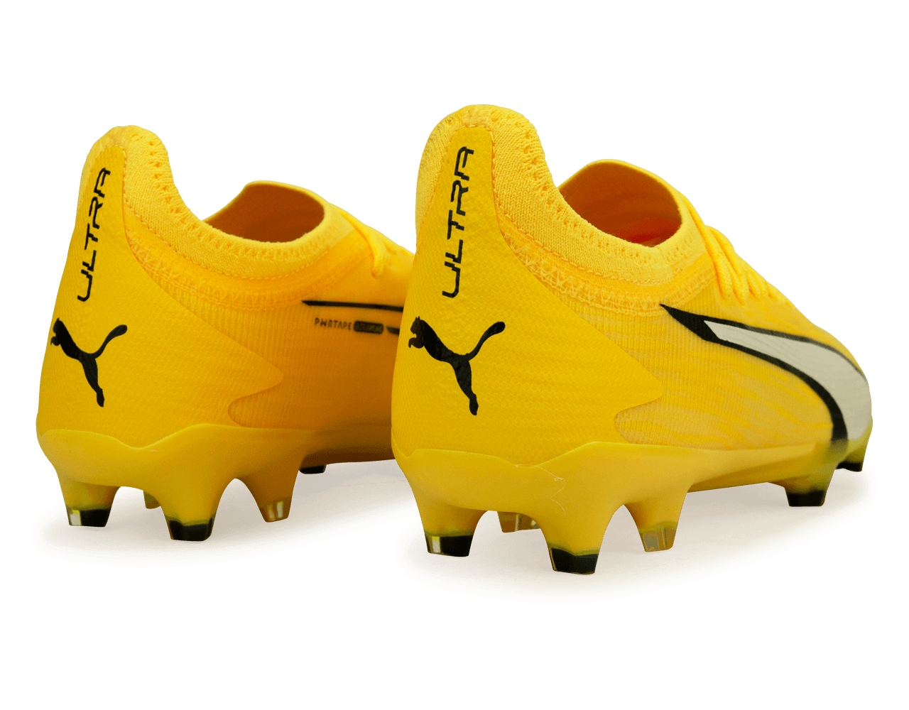 PUMA Men's Ultra Ultimate FG/AG Yellow Blaze/Black