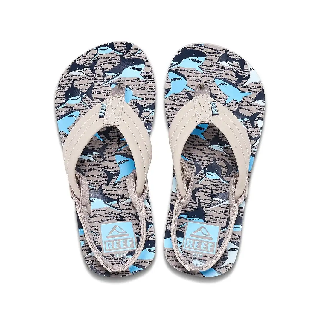 Reef Tan Sharks Little Ahi Sandal