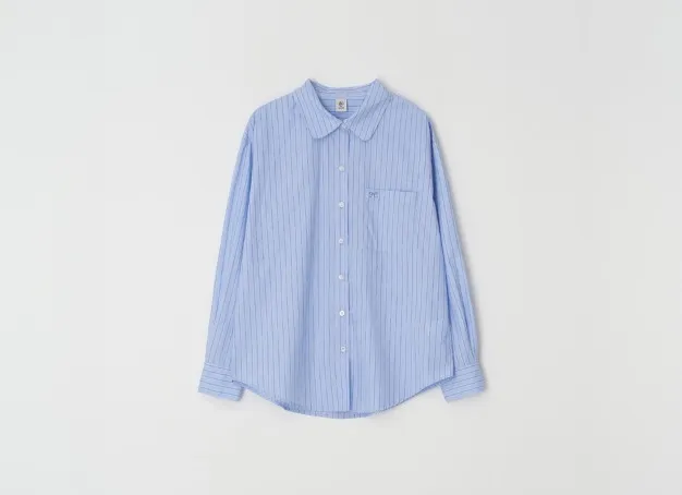 RONRON  |Plain Cotton Shirts & Blouses