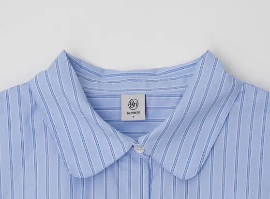 RONRON  |Plain Cotton Shirts & Blouses