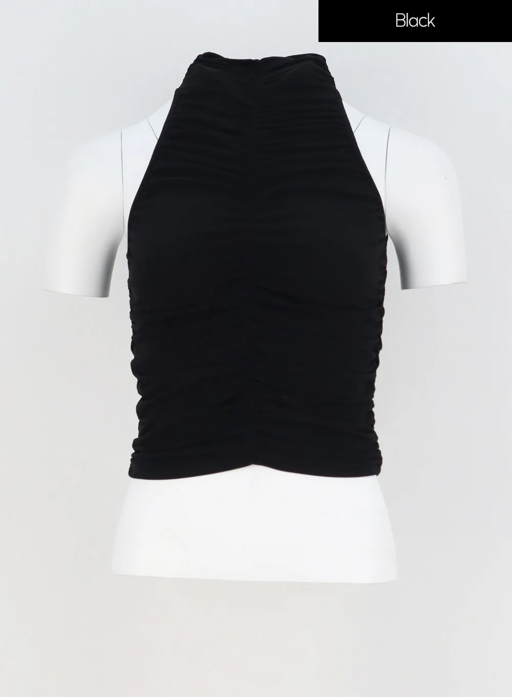 Ruched Sleeveless Top IY318