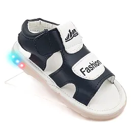 Stylish LED Light Floaters Sandals | Black & White