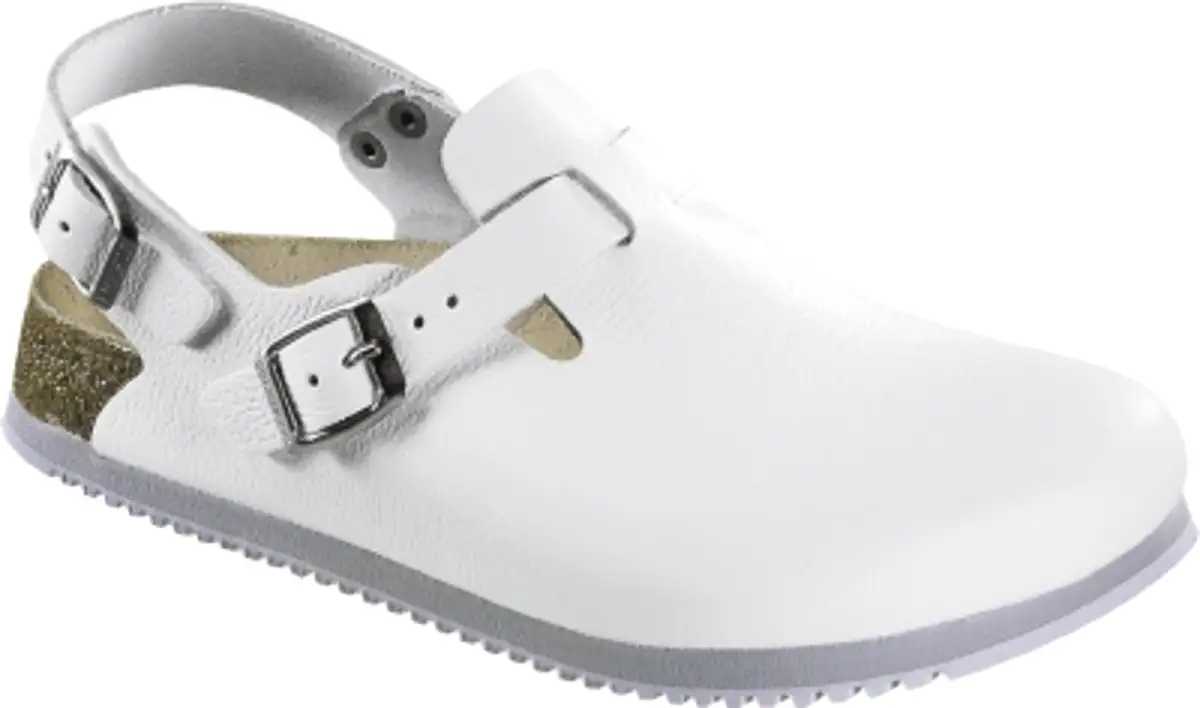 Tokio Grip - White Leather||Tokio Antidérapante - Cuir blanc