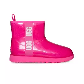 UGG Classic Clear Mini Taffy Pink Boots - Women's