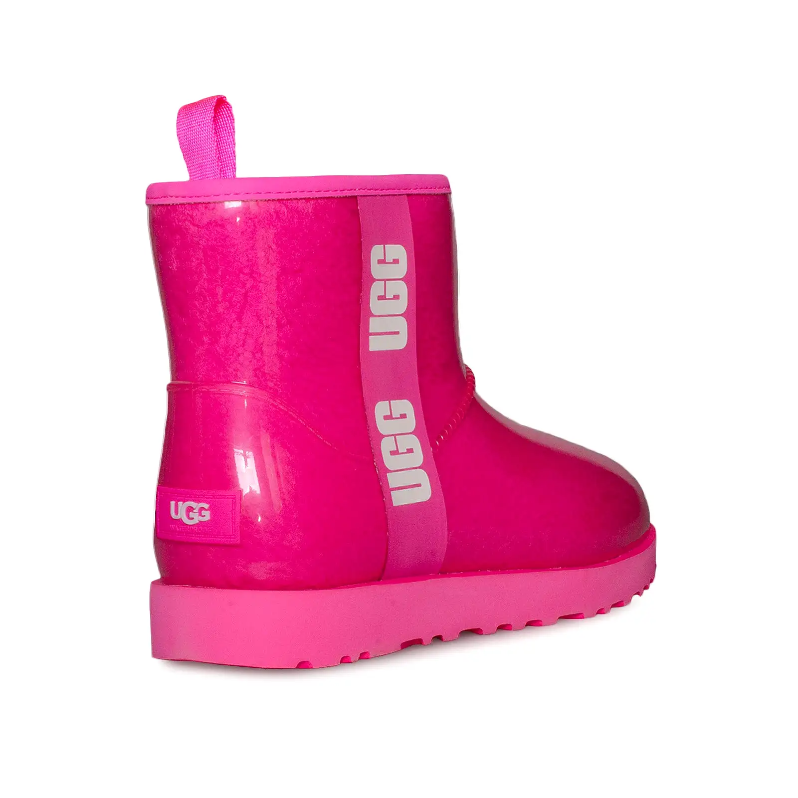 UGG Classic Clear Mini Taffy Pink Boots - Women's