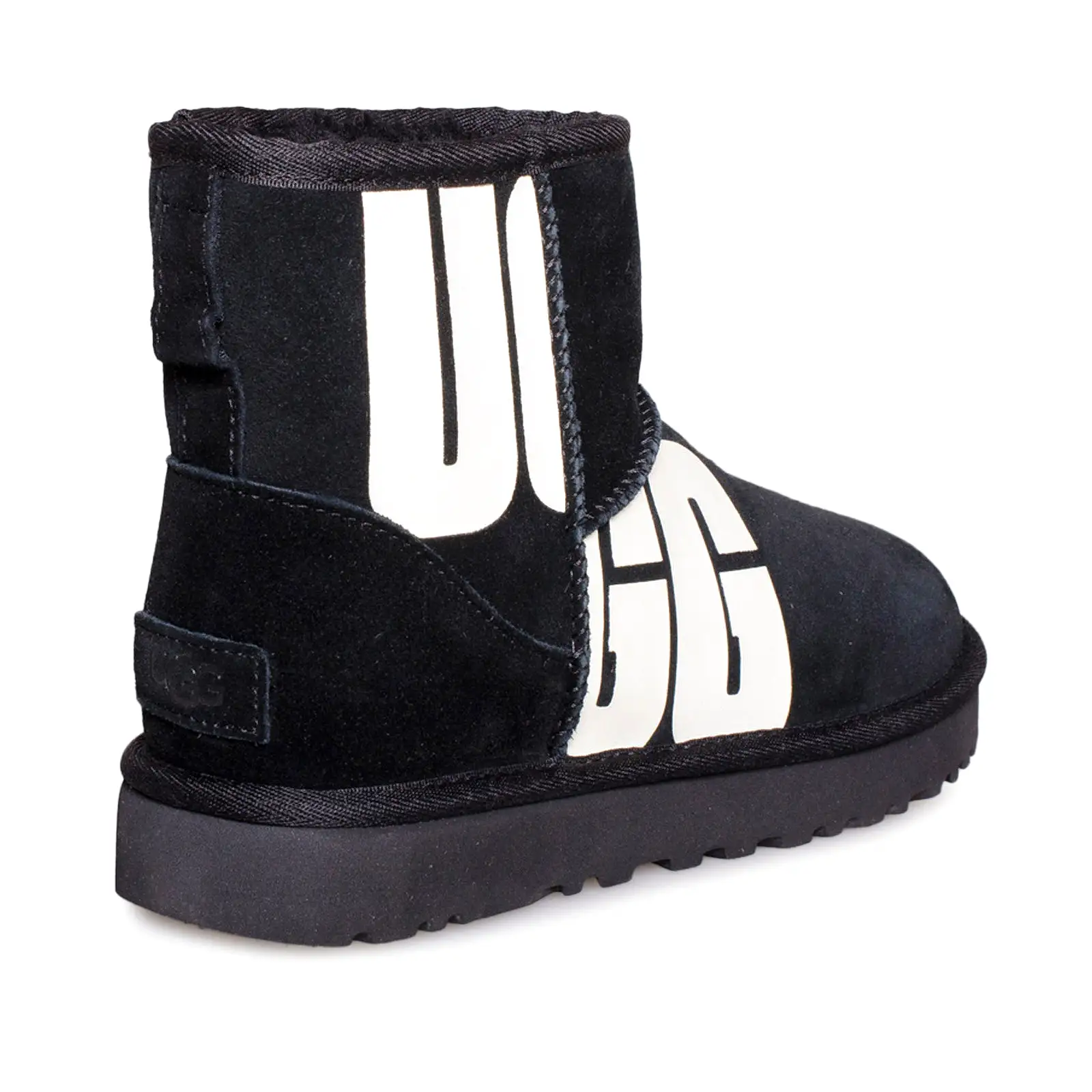 UGG Classic Mini Chopd Black Boots - Women's