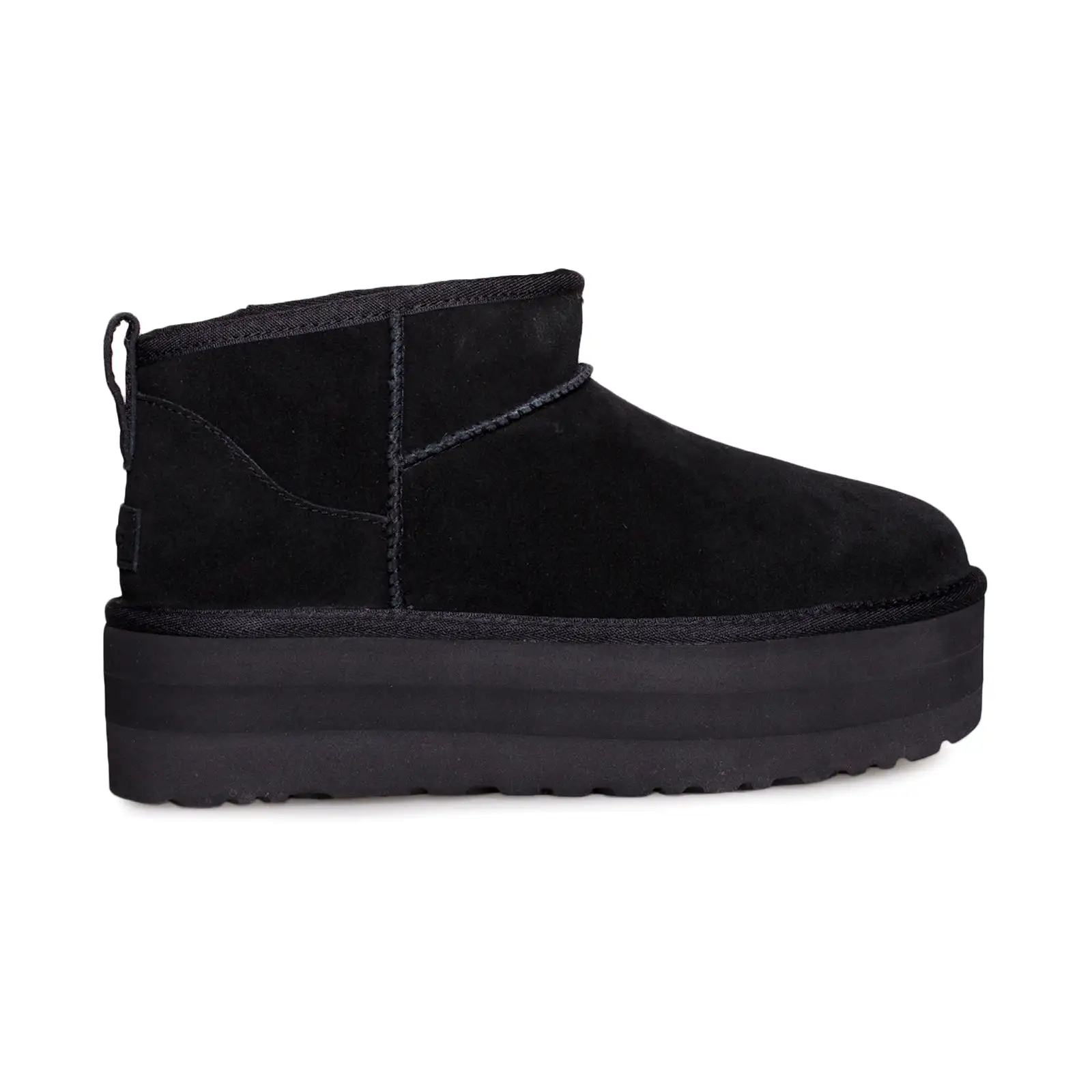 UGG Classic Ultra Mini Platform Black Boots - Women's