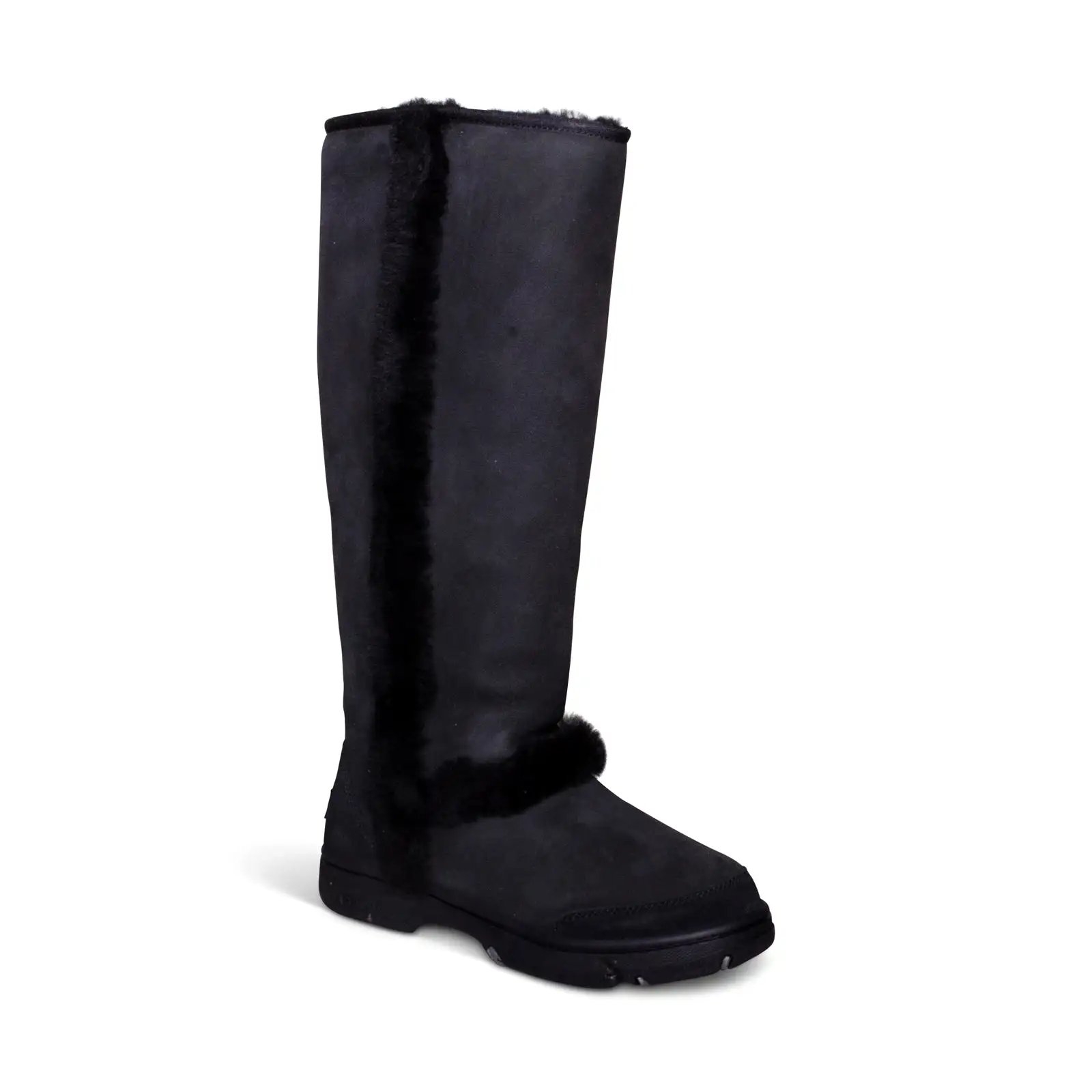 UGG Sunburst Extra Tall Black Boots - Women's