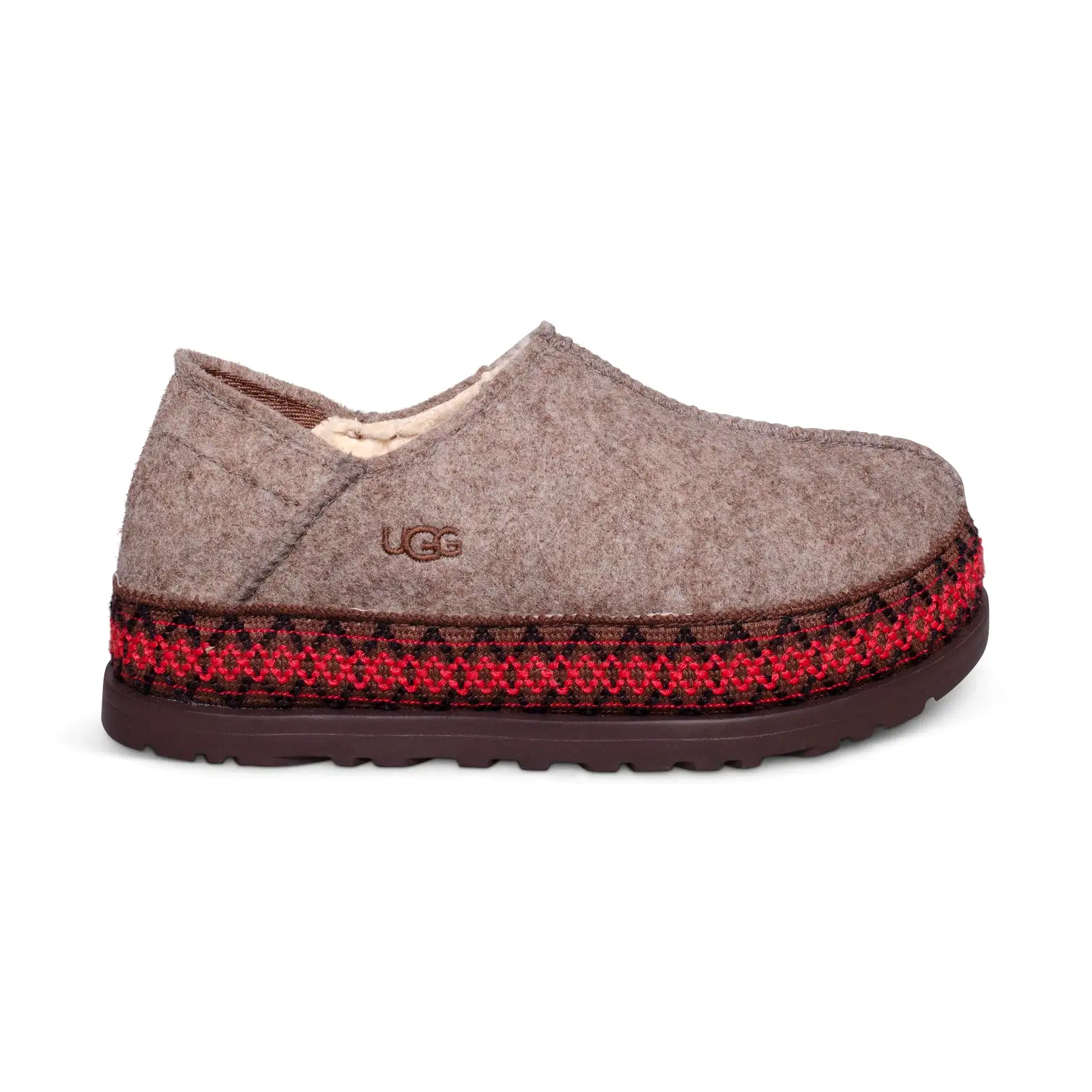 UGG Tasman Felt Chestnut Nordic Slippers - Women's