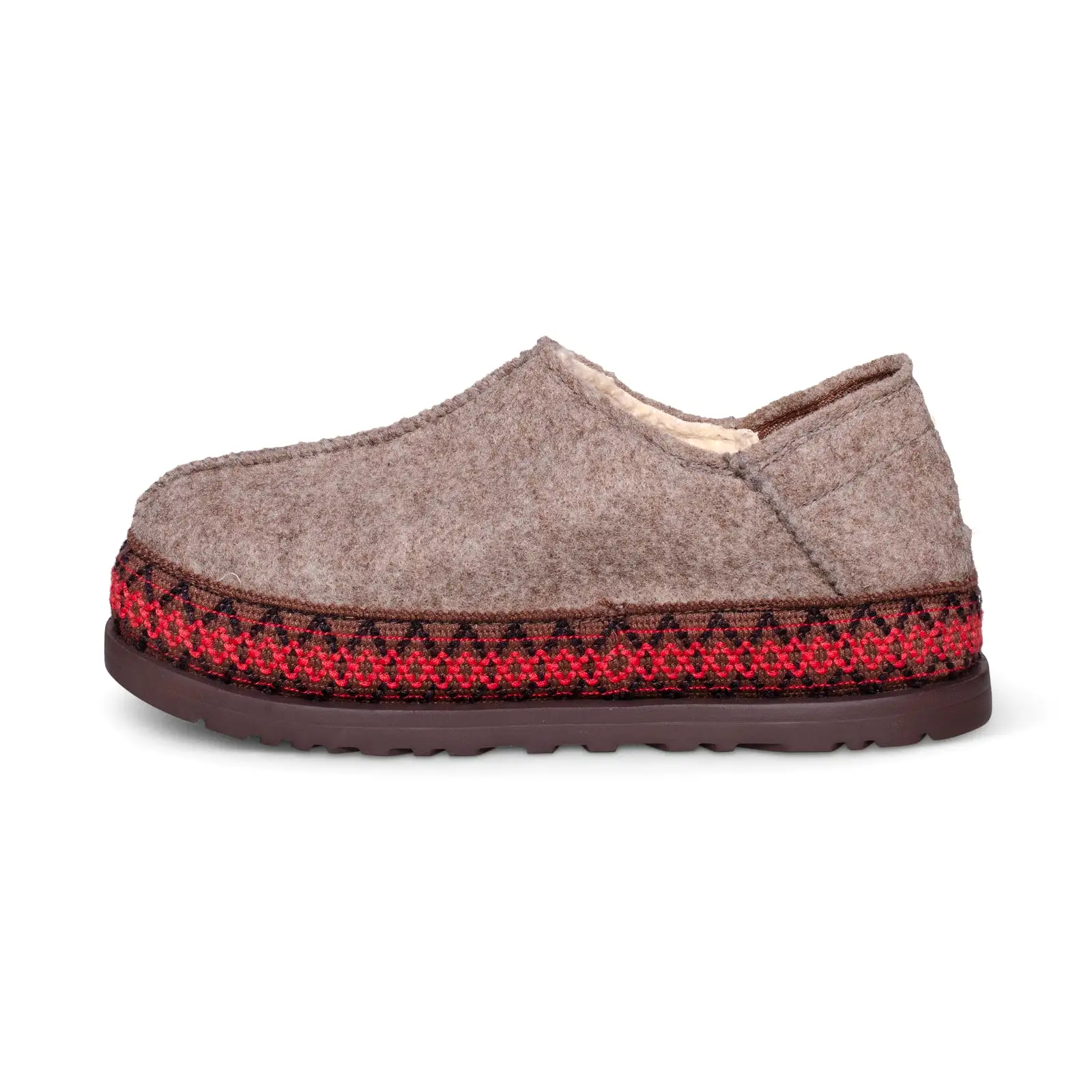 UGG Tasman Felt Chestnut Nordic Slippers - Women's