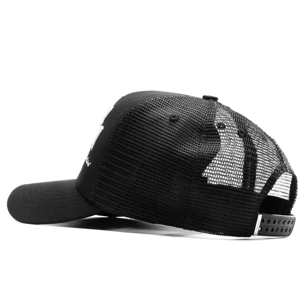 Varsity Trucker Hat - Black