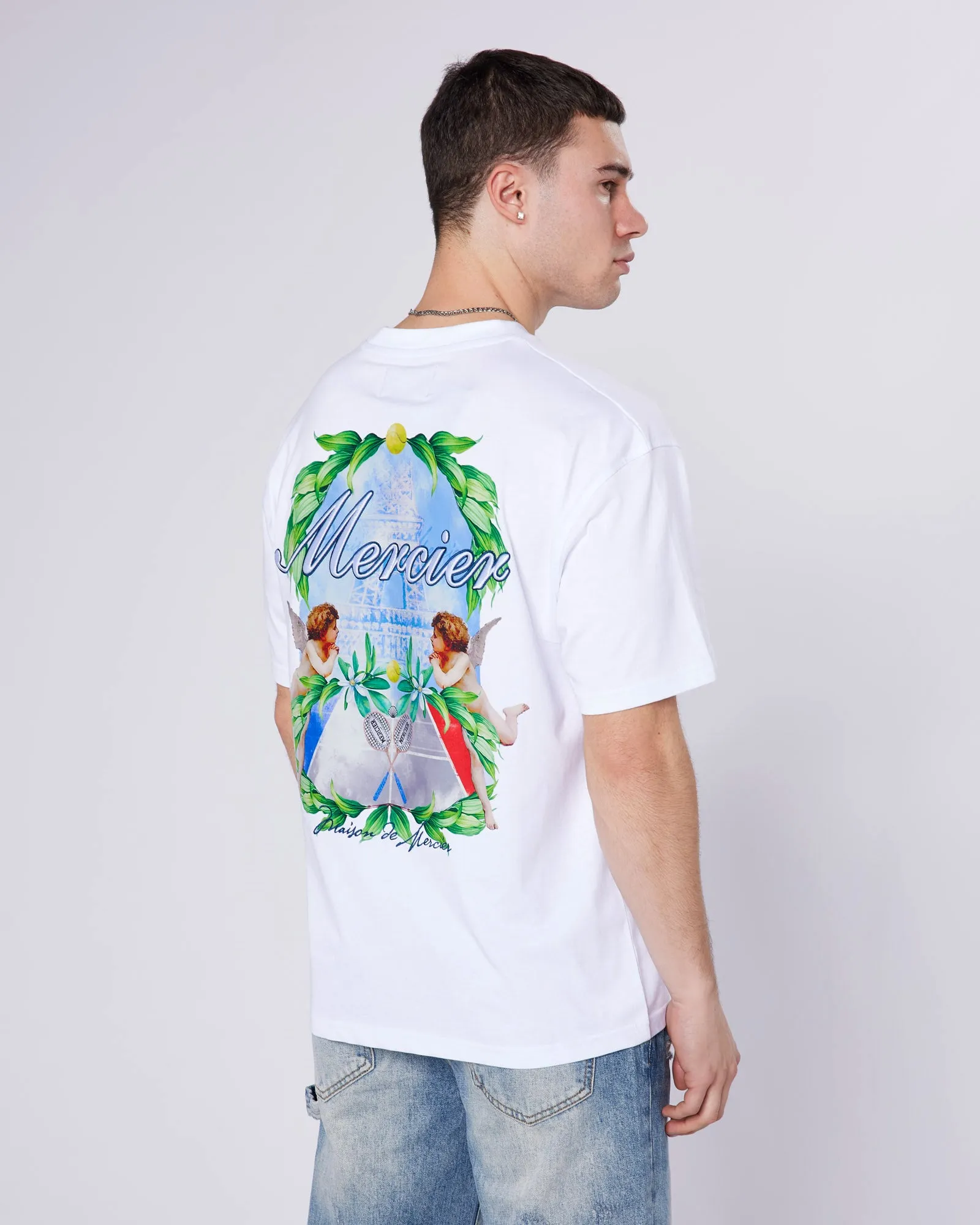 White Cherub Serve Tshirt