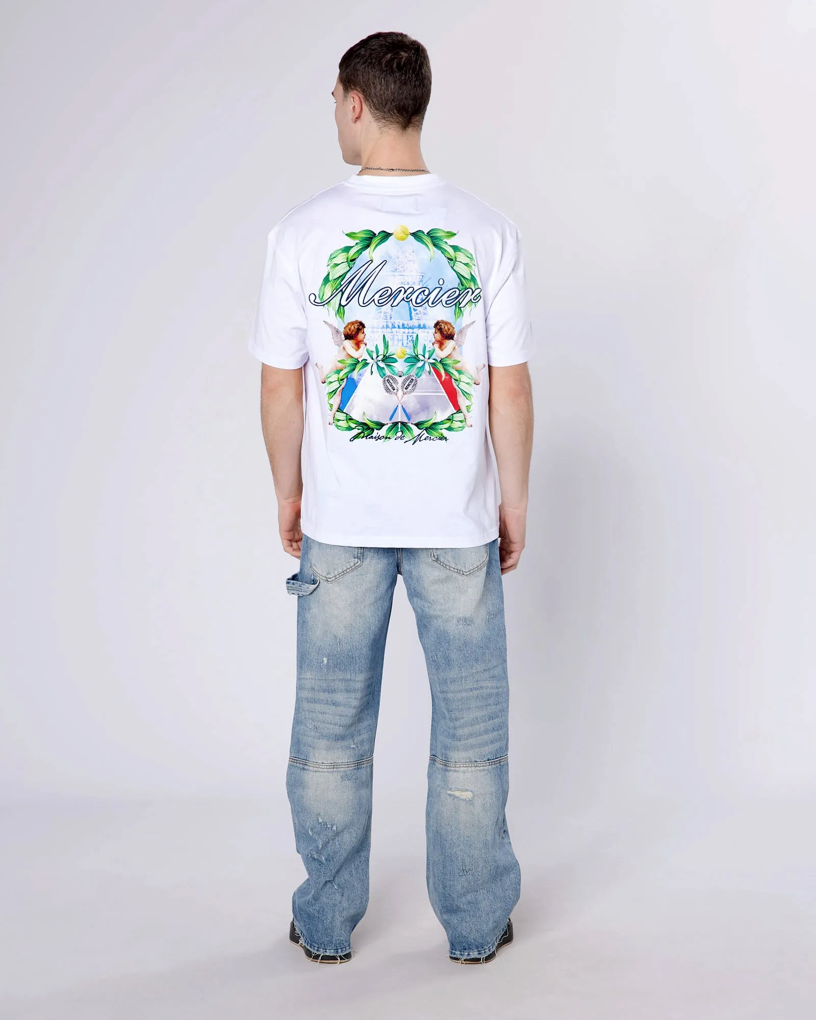 White Cherub Serve Tshirt