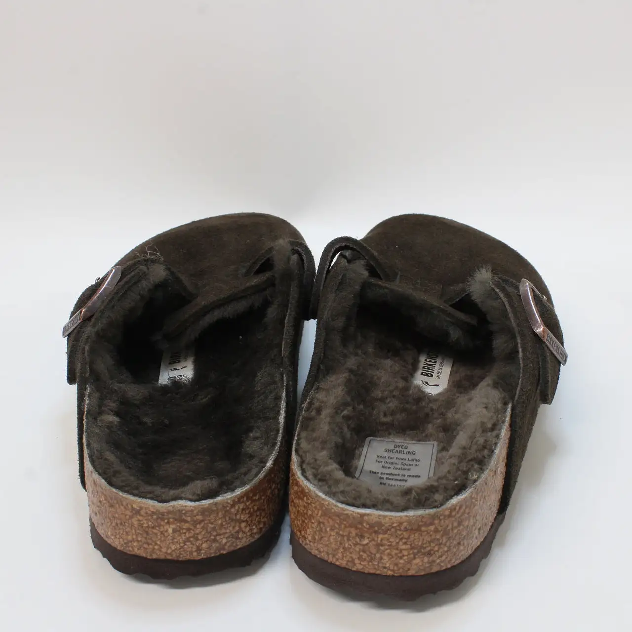 Womens Birkenstock Boston Shearling Mocca