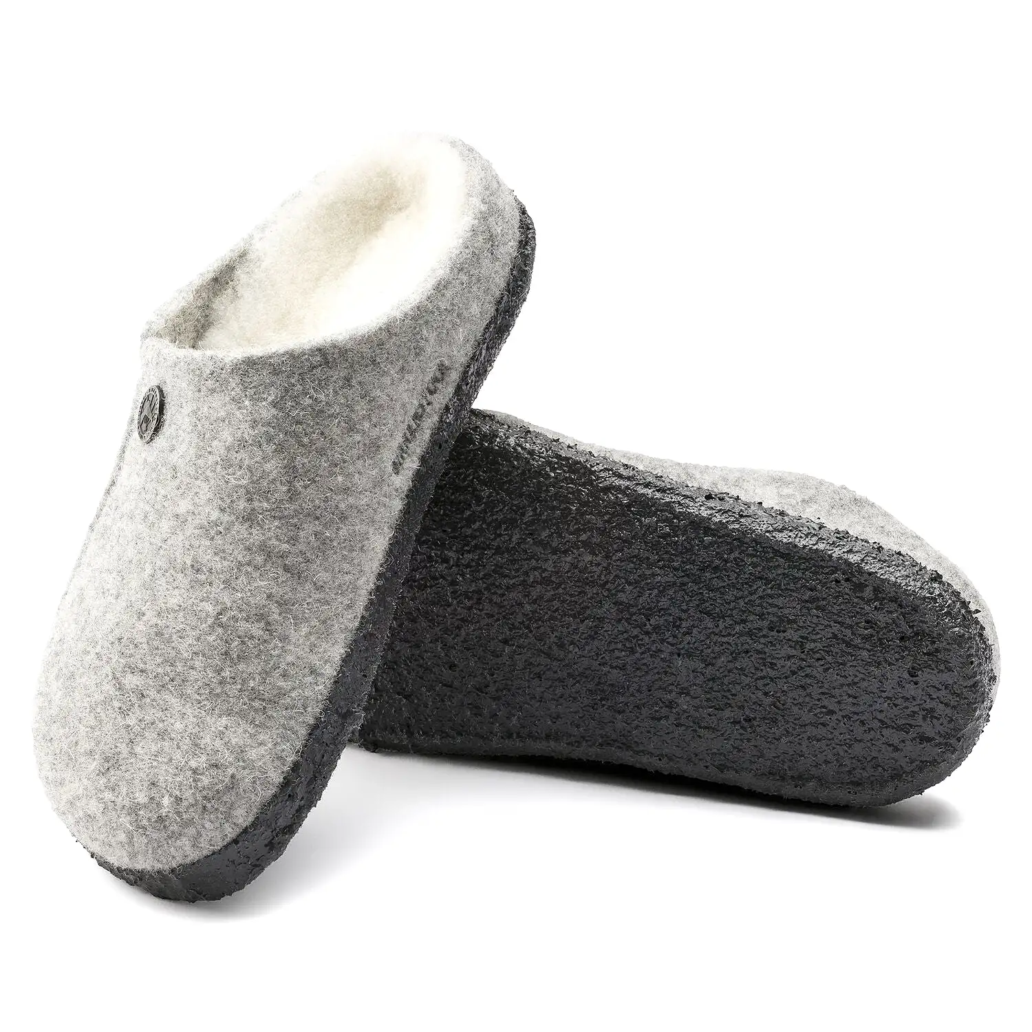 Zermatt Kids - Ligth Grey Wool Felt Shearling||Zermatt pour enfants - Feutre de laine et fourrure gris ple