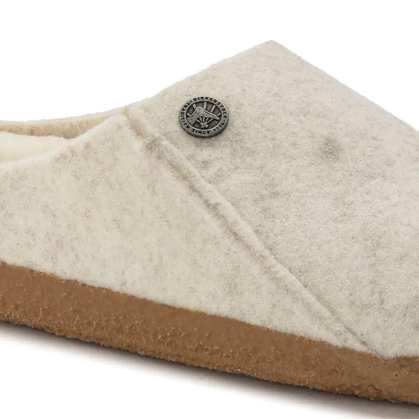 Zermatt Women - Ecru Wool Felt Shearling