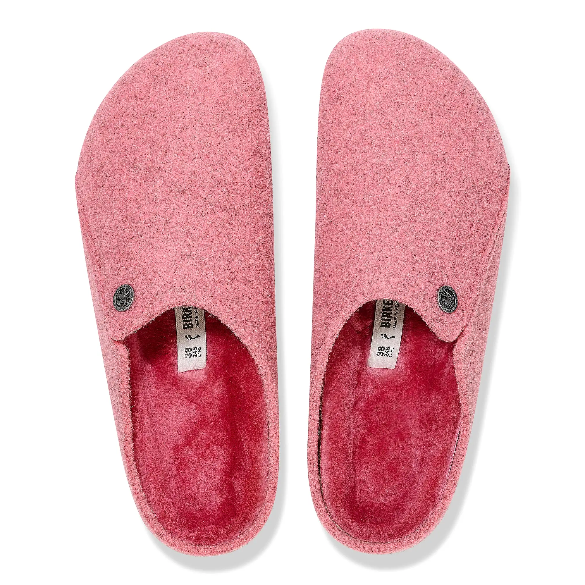 Zermatt Women - Fuchsia Tulip Wool Felt Shearling